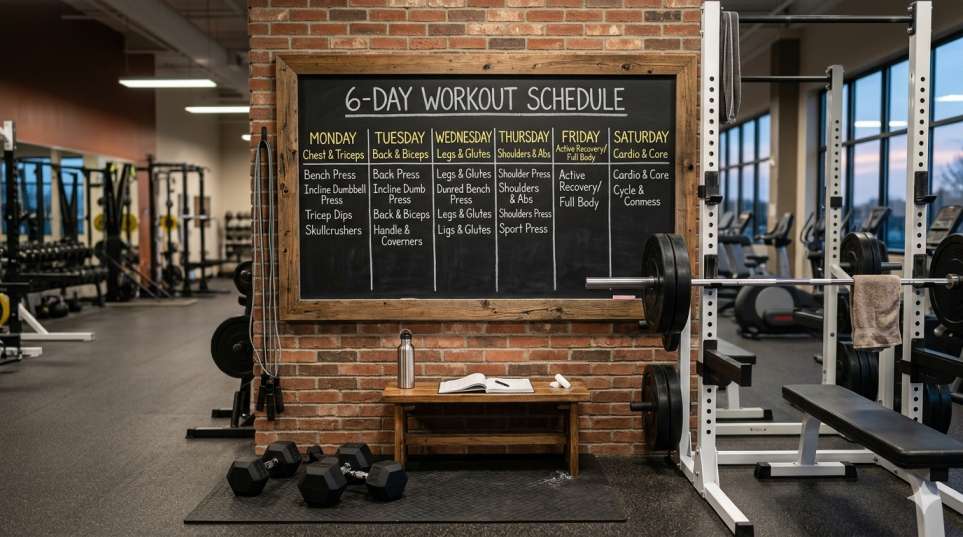Breaking Down the 6 Day Gym Workout Schedule Myth